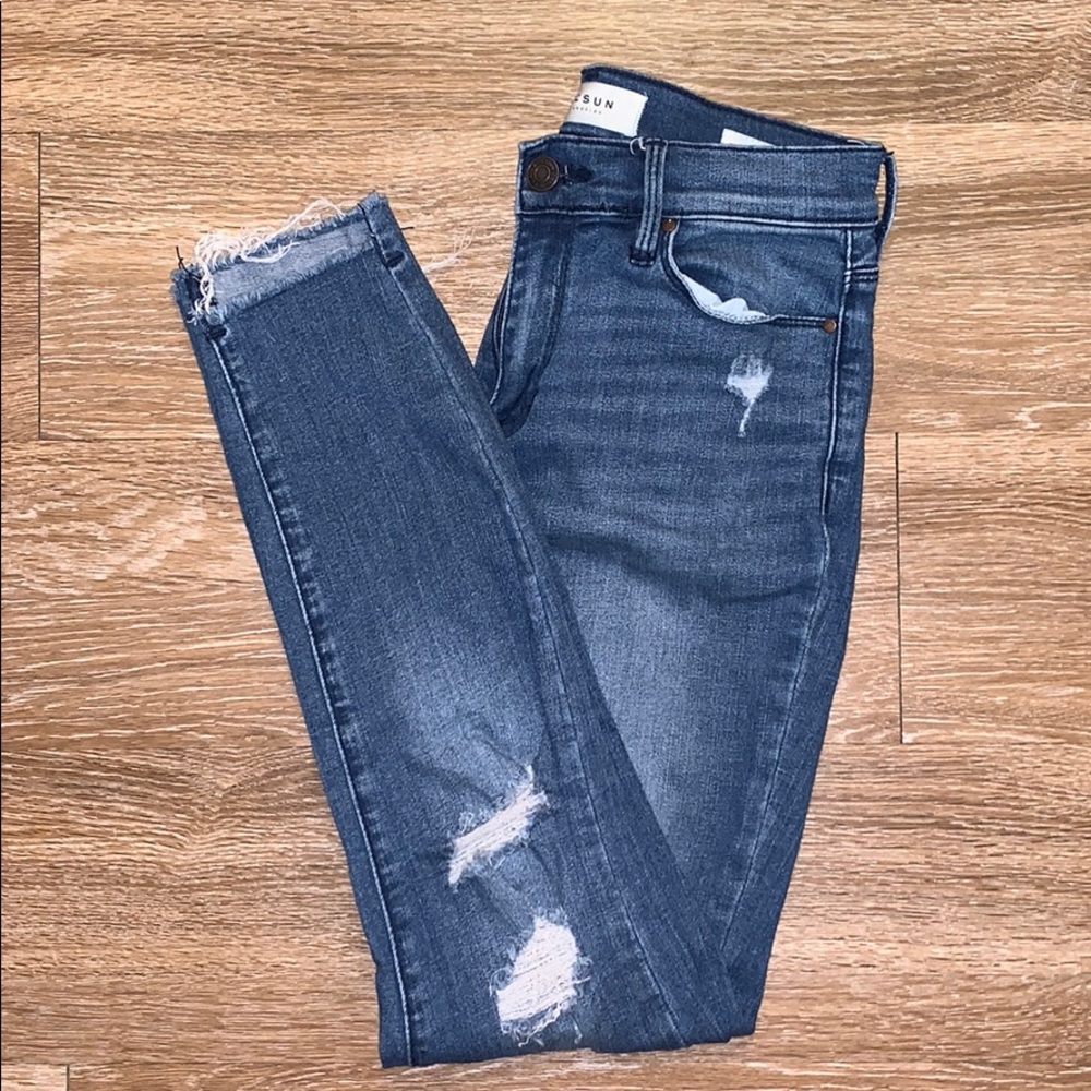 PacSun high rise ankle jeggings